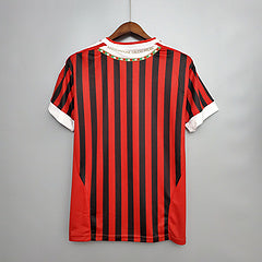 Camisa Milan Retrô 2011/2012 Vermelha e Preta