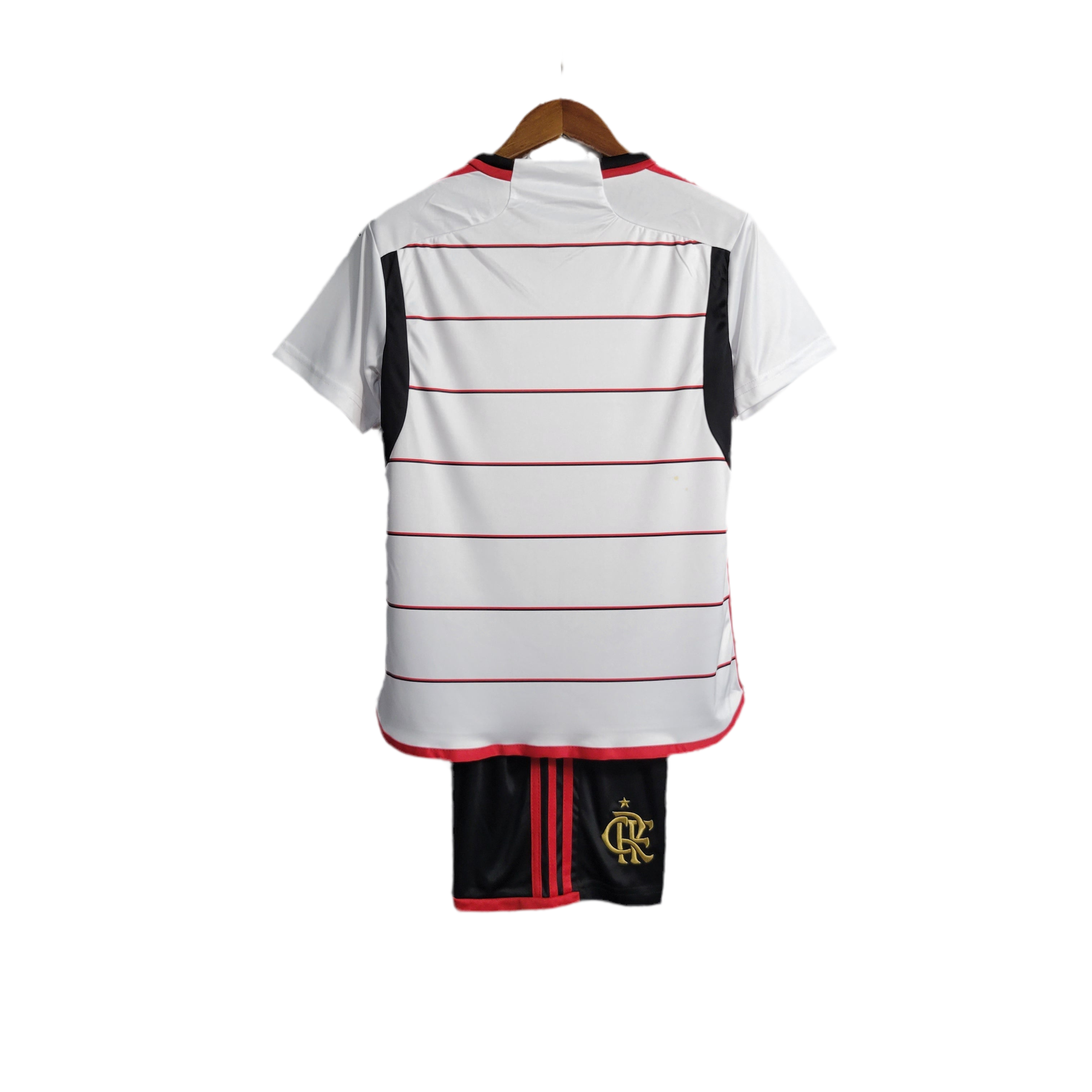 Kit infantil Flamengo II 23/24 Branco e Dourado