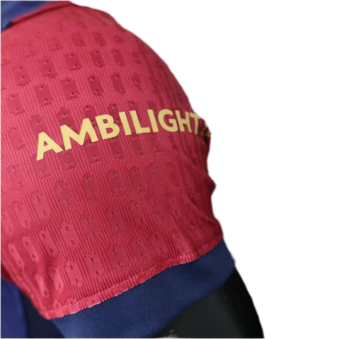 Camisa Barcelona I 24/25 Vermelha e Azul- Jogador