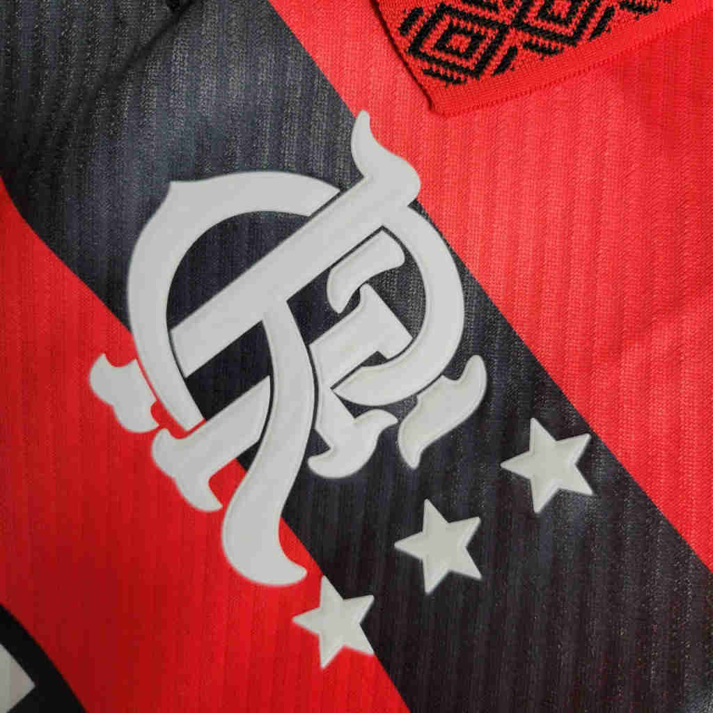 Camisa Flamengo Retrô 94-95 Vermelha e Preta