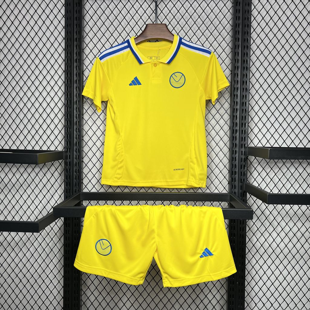 Kit infantil Leeds United F.C II 24/25 - Amarelo