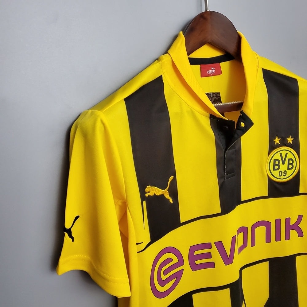 Camisa Borussia Dortmund Retrô 1213 - Amarela e Preta