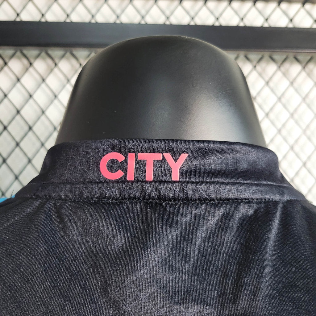 Camisa Manchester City II 23/24 - Preta - Masculino Jogador
