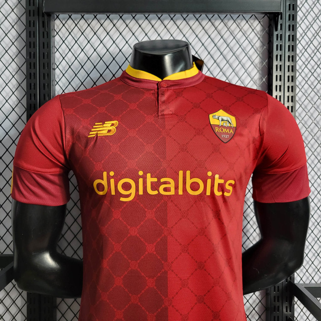 Camisa Roma I 23/24 Vermelha - New Balance - Jogador