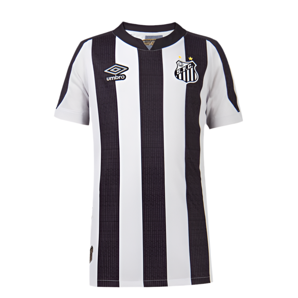 Camisa Santos II 22/23  Preto e Branco
