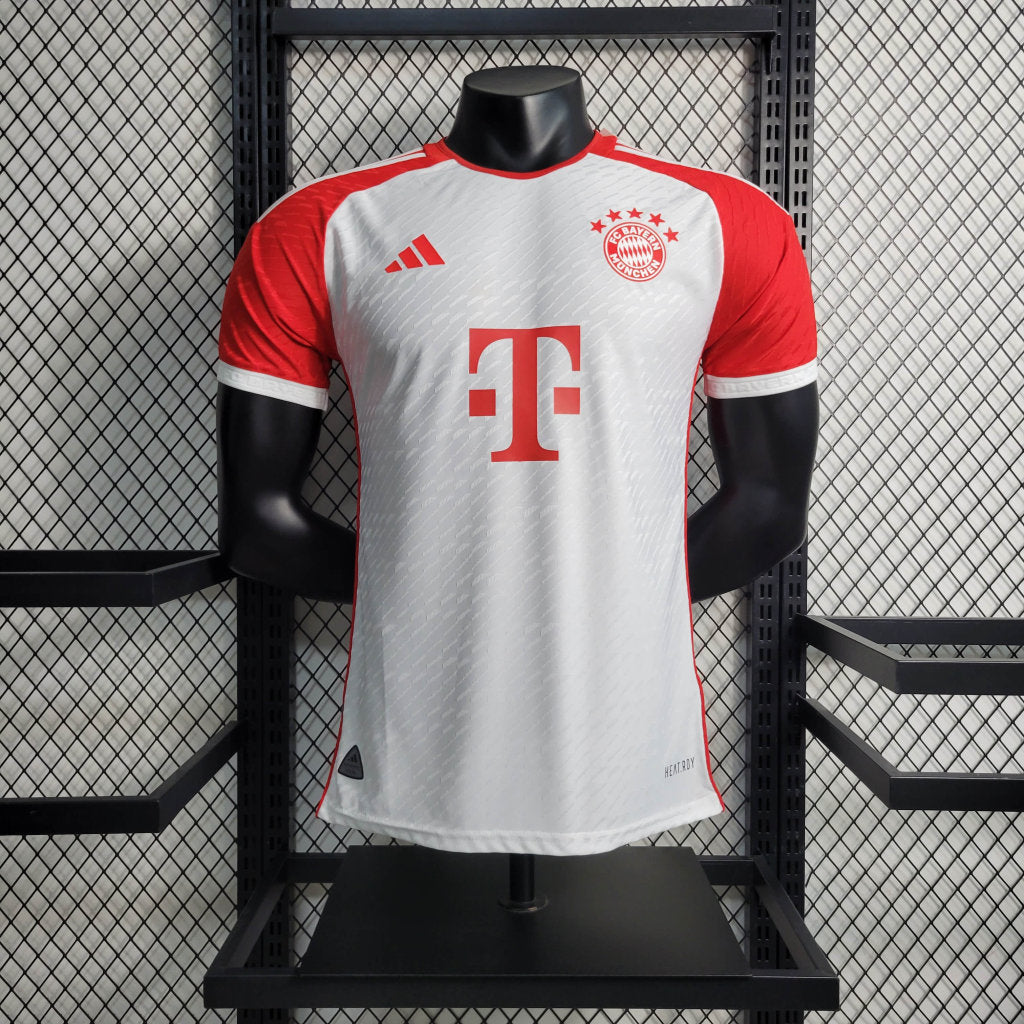 Camisa Bayern de Munique I 23/24 - Branca - Jogador