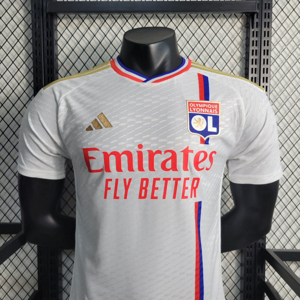Camisa Lyon I 23/24 Branca - Jogador