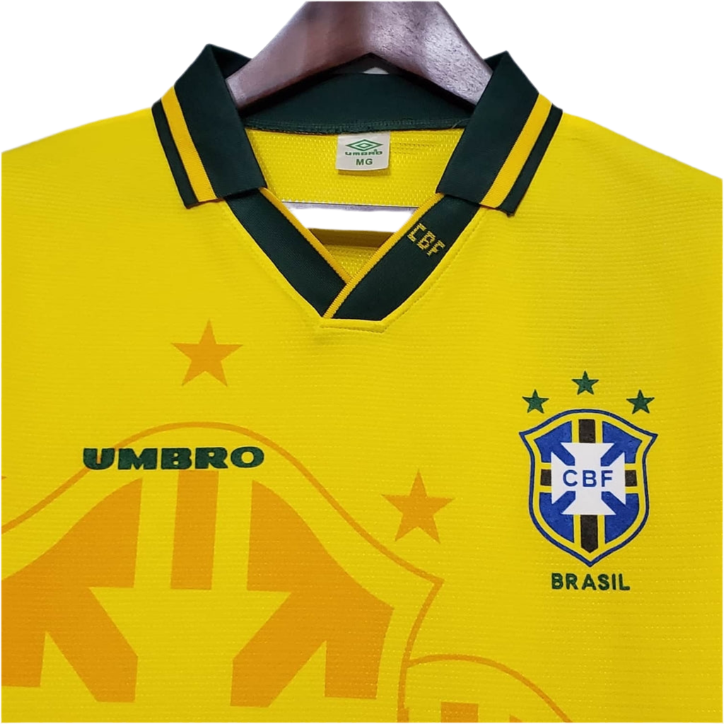 Camisa Seleção Brasileira Retrô 1993/1994 Amarela