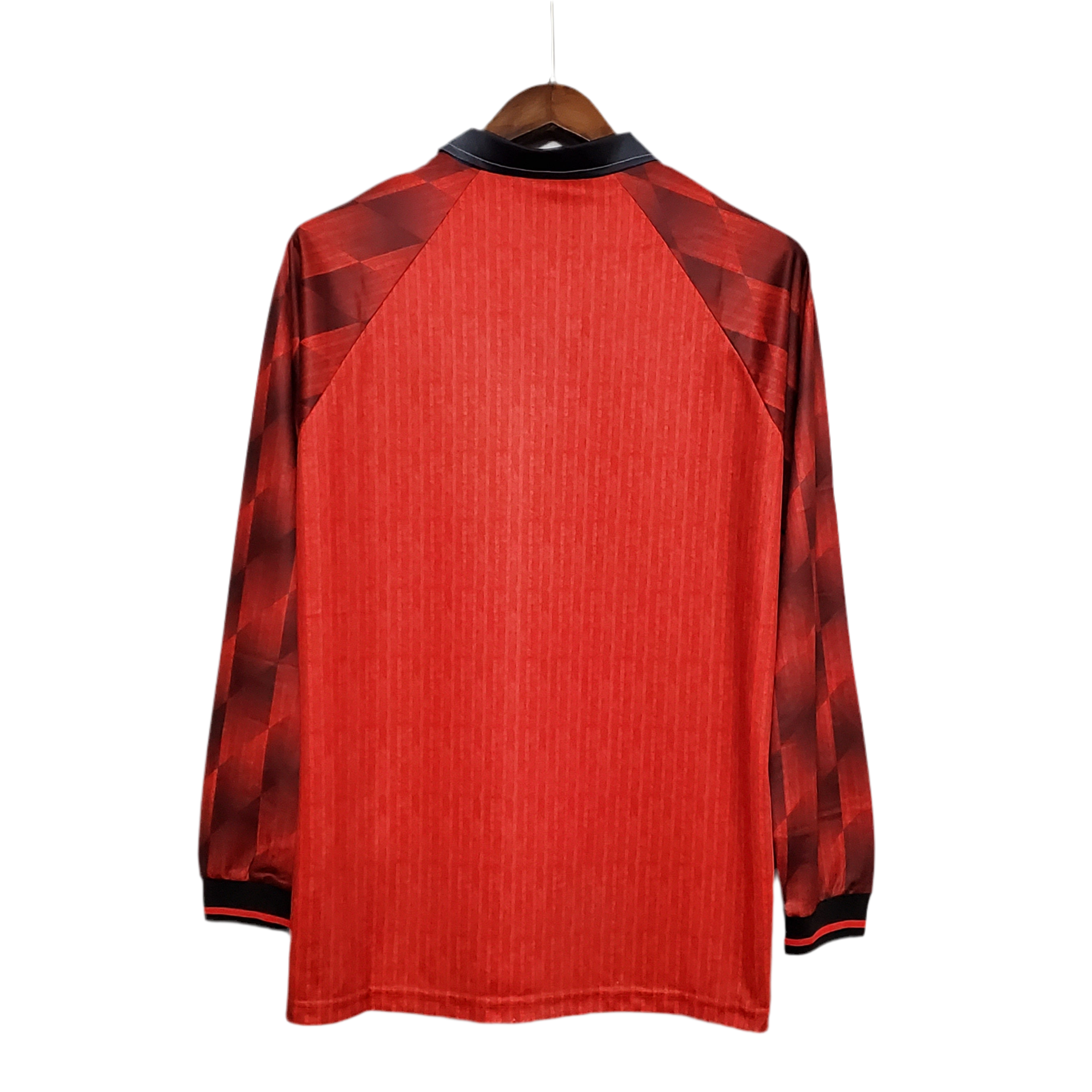 Camisa Manga Longa Manchester United 1996  Vermelho