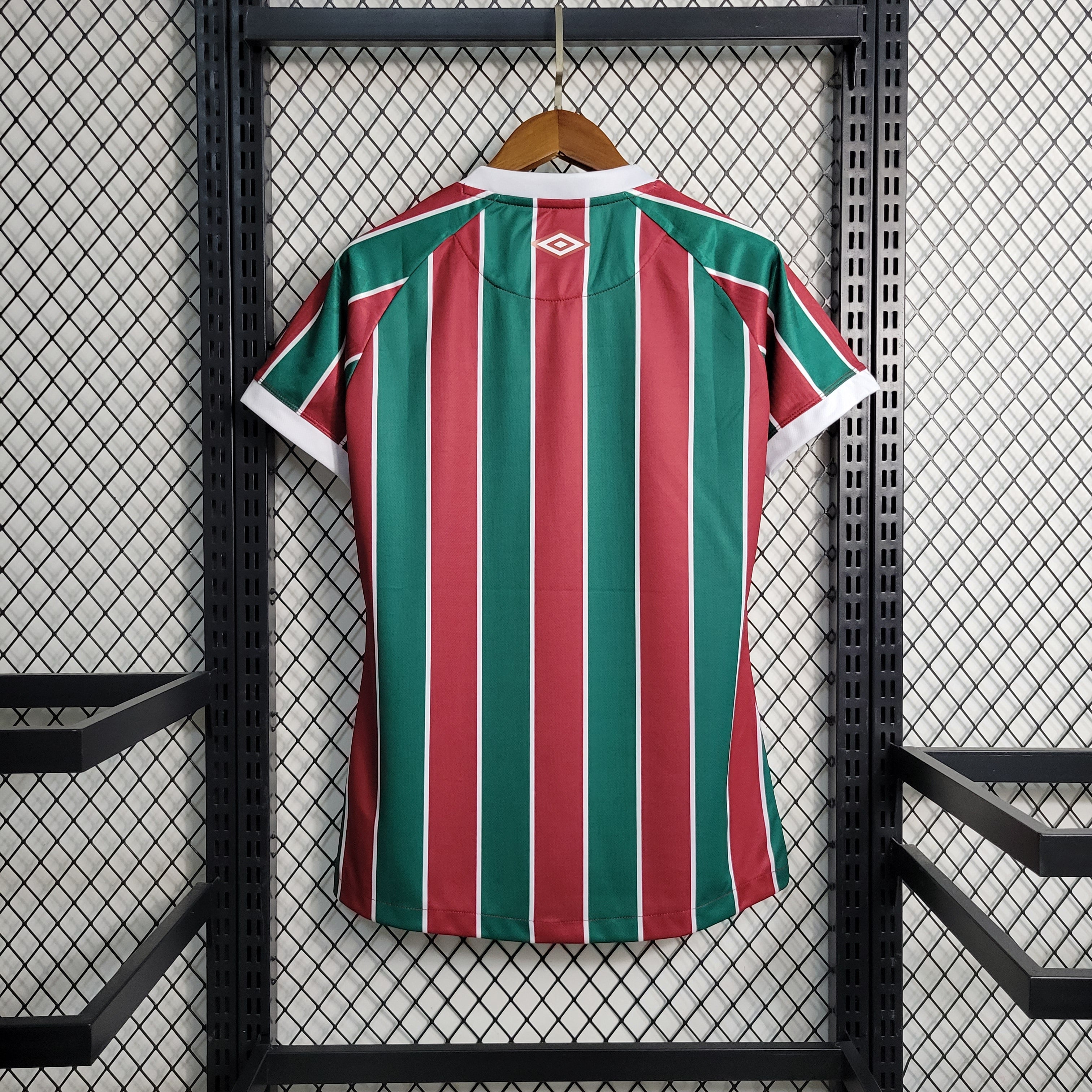 Camisa Feminina Fluminense I 23/24  Vinho e Verde