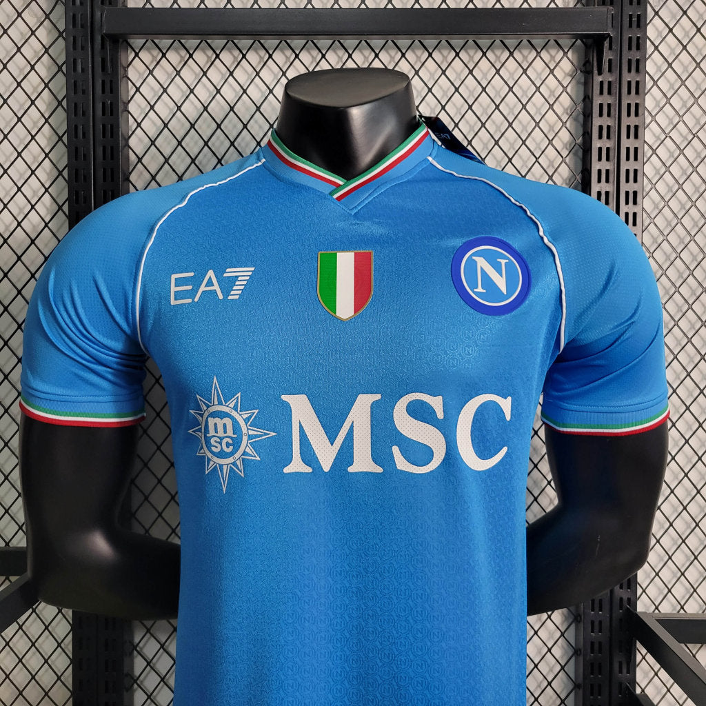 Camisa Napoli I 23/24 - Azul - Jogador