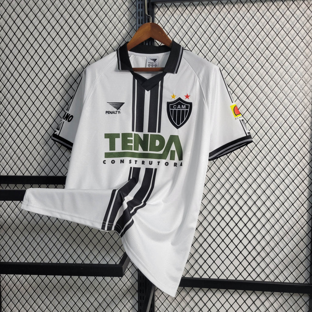 Camisa Atlético MG Retrô 1997 Preta e Branca