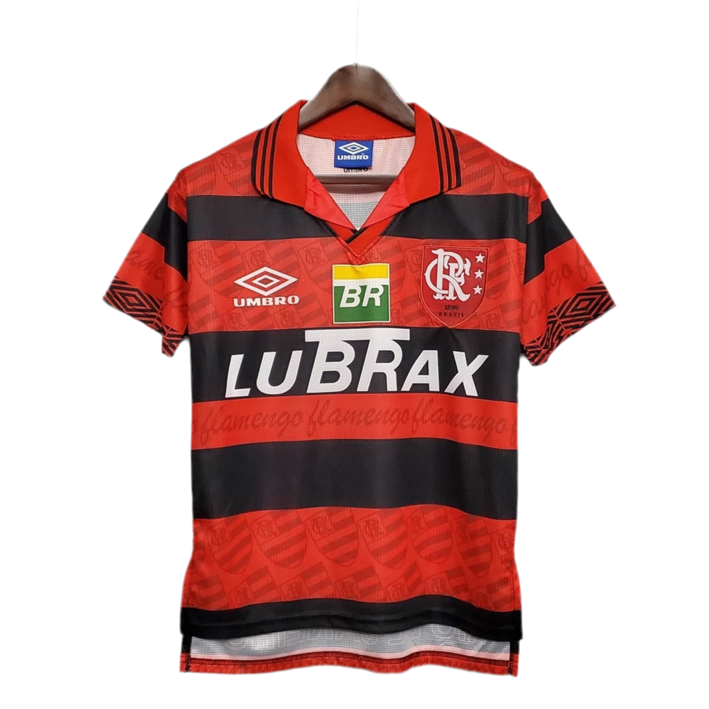 Camisa Flamengo Retrô 1995 Vermelha e Preta