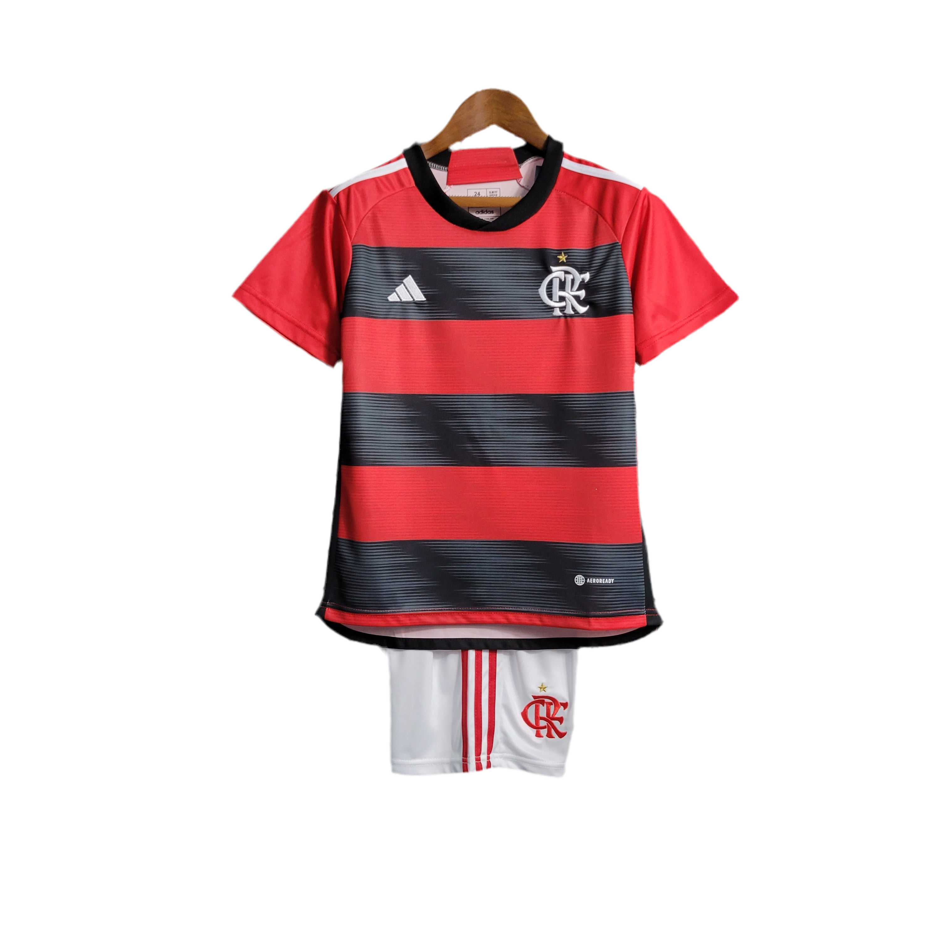 Kit infantil Flamengo 23/24 Rubro Negro