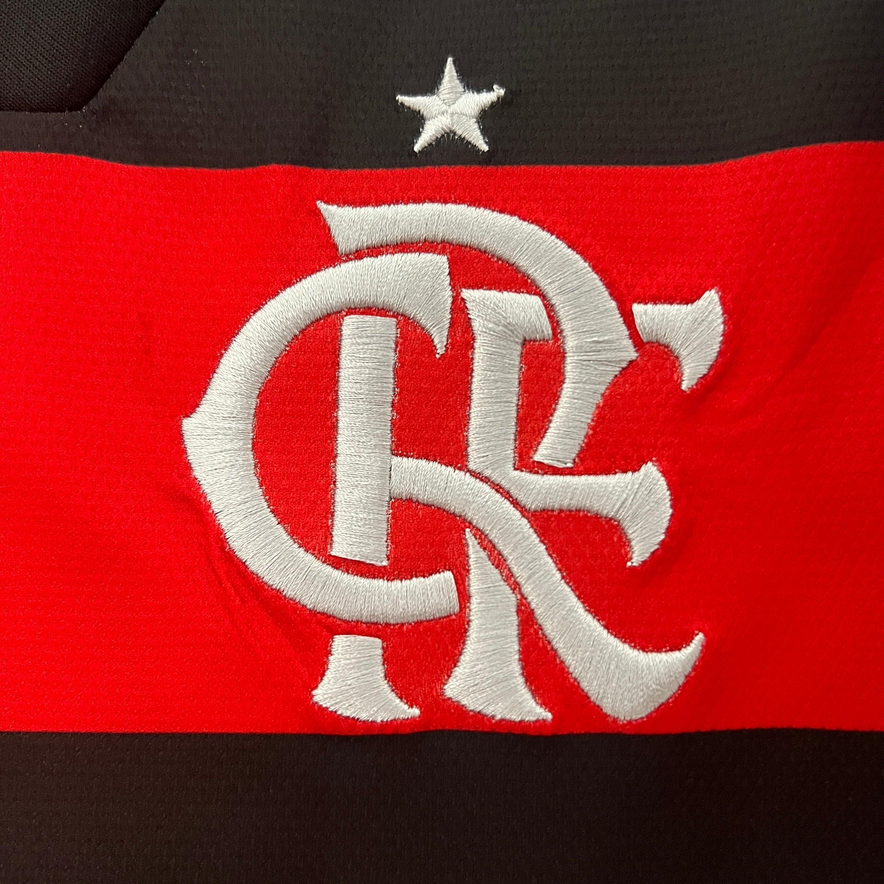 Camisa Manga Longa Flamengo I 24/25 - Vermelho e Preto