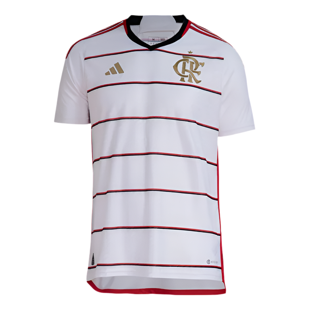 Camisa Flamengo II 23/24 Branco com Dourado