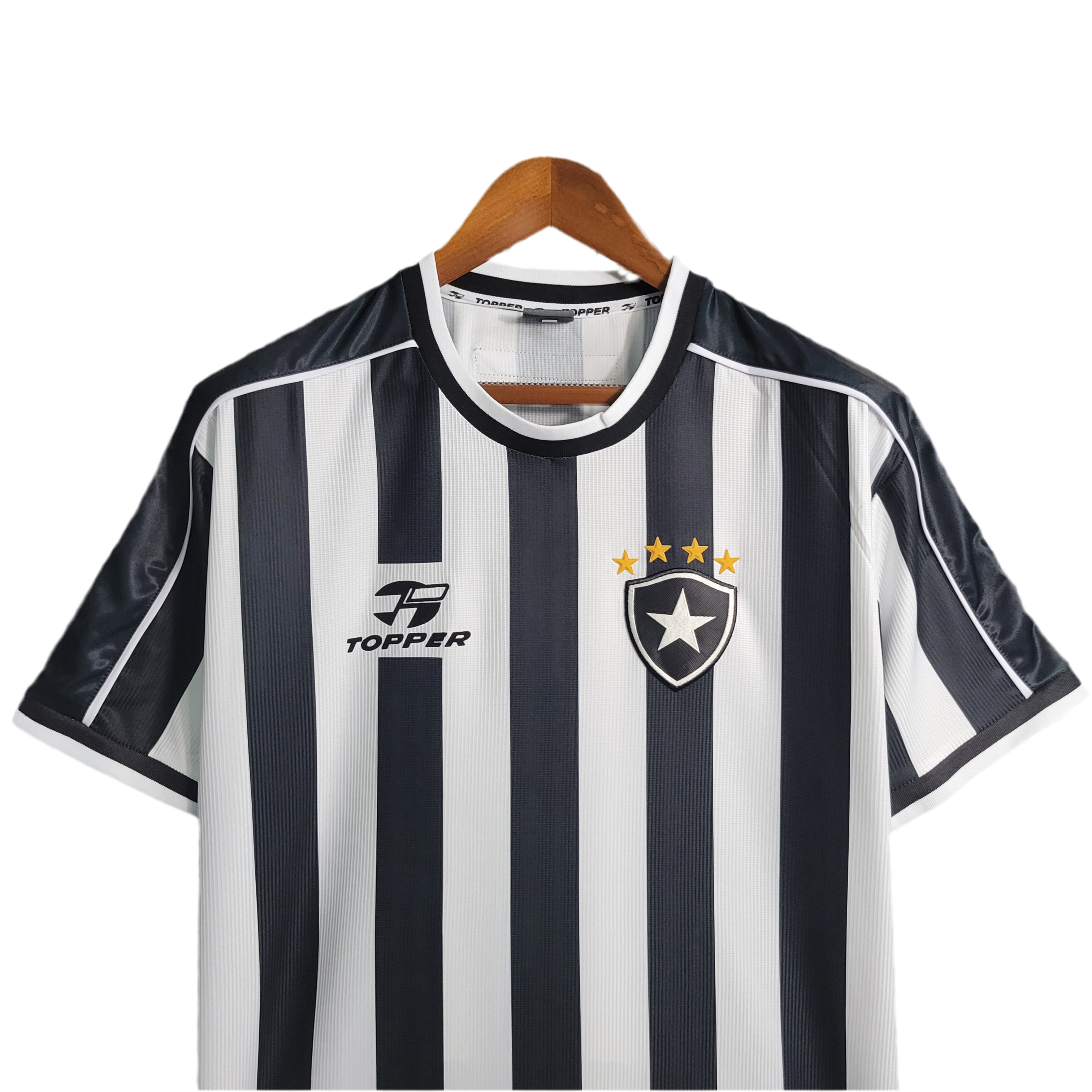 Camisa Botafogo Retrô 1999-2000 - Preta e Branca