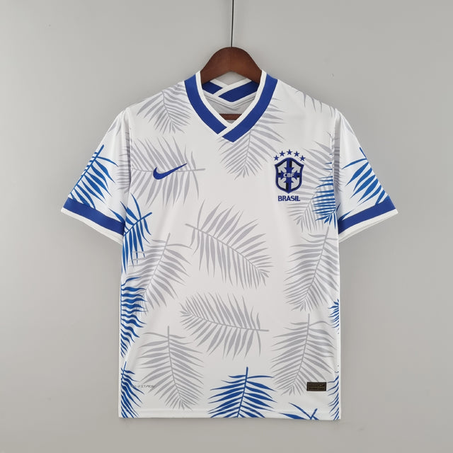 Camisa Seleção Brasil Fourth 2022 Branco - Conceito Floresta Amazônica