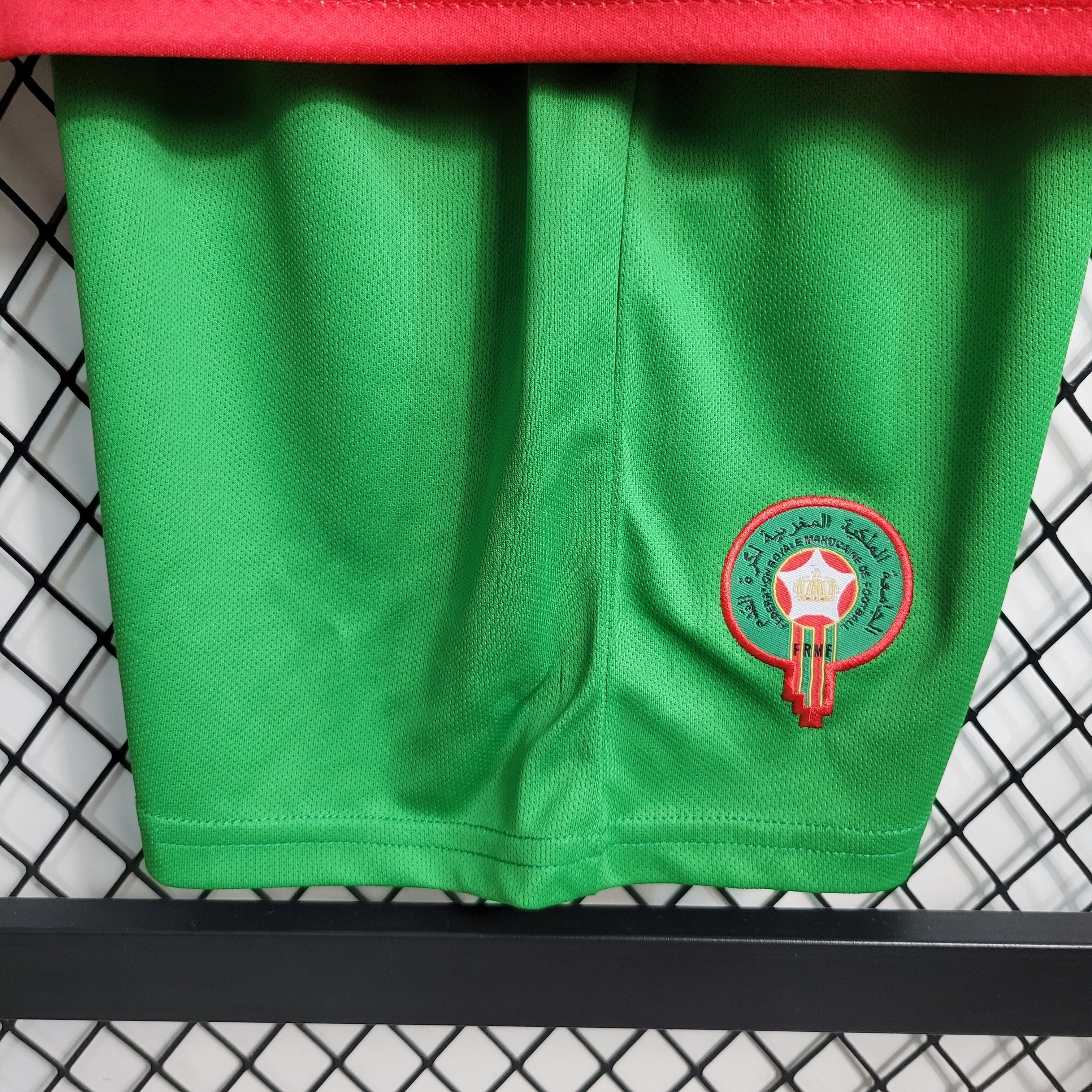 Kit infantil Seleção Marrocos I 23/24 Vermelho