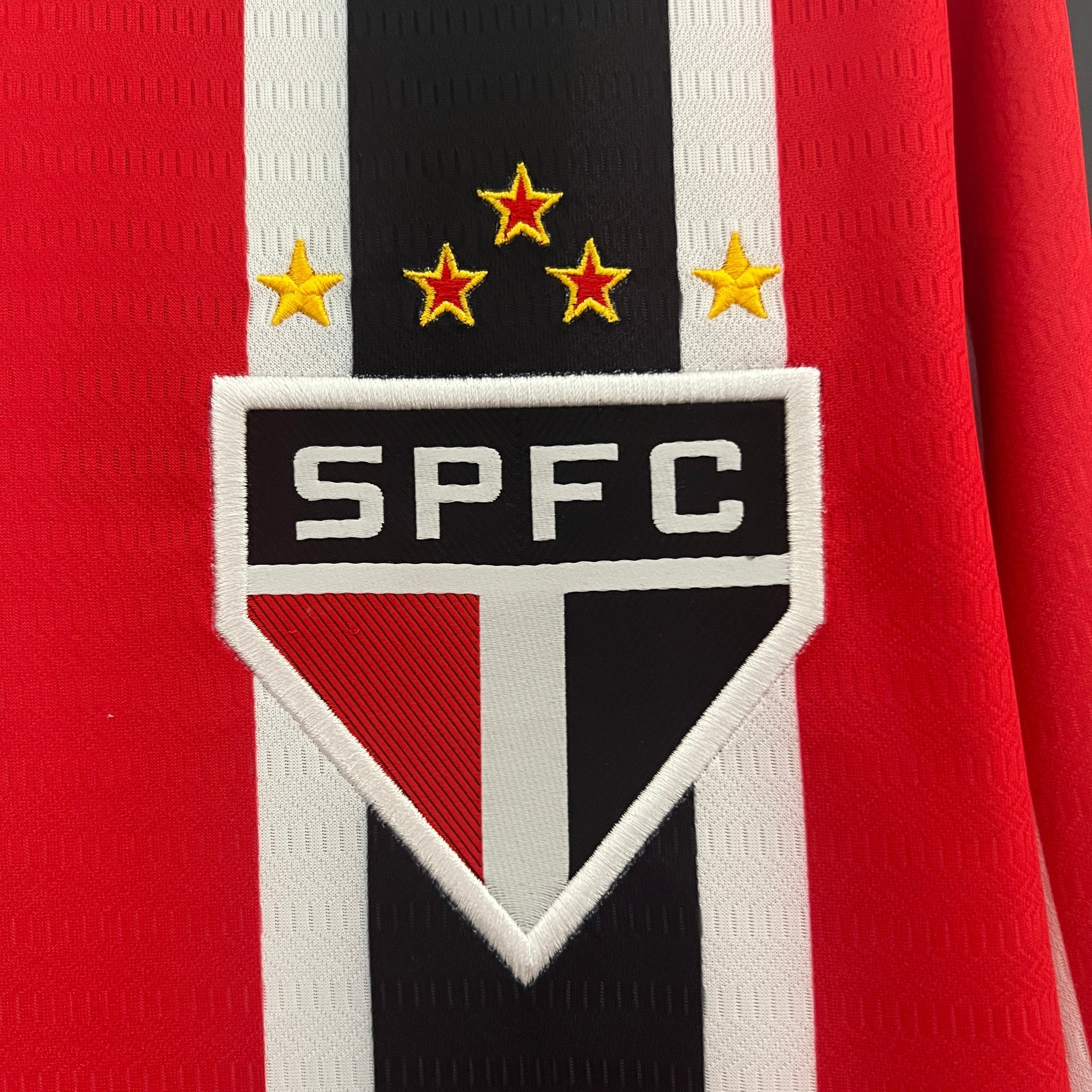 Camisa Manga Longa São Paulo II 24/25 - Vermelho e Preto