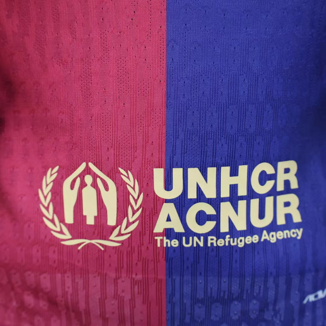 Camisa Barcelona I 24/25 Vermelha e Azul- Jogador