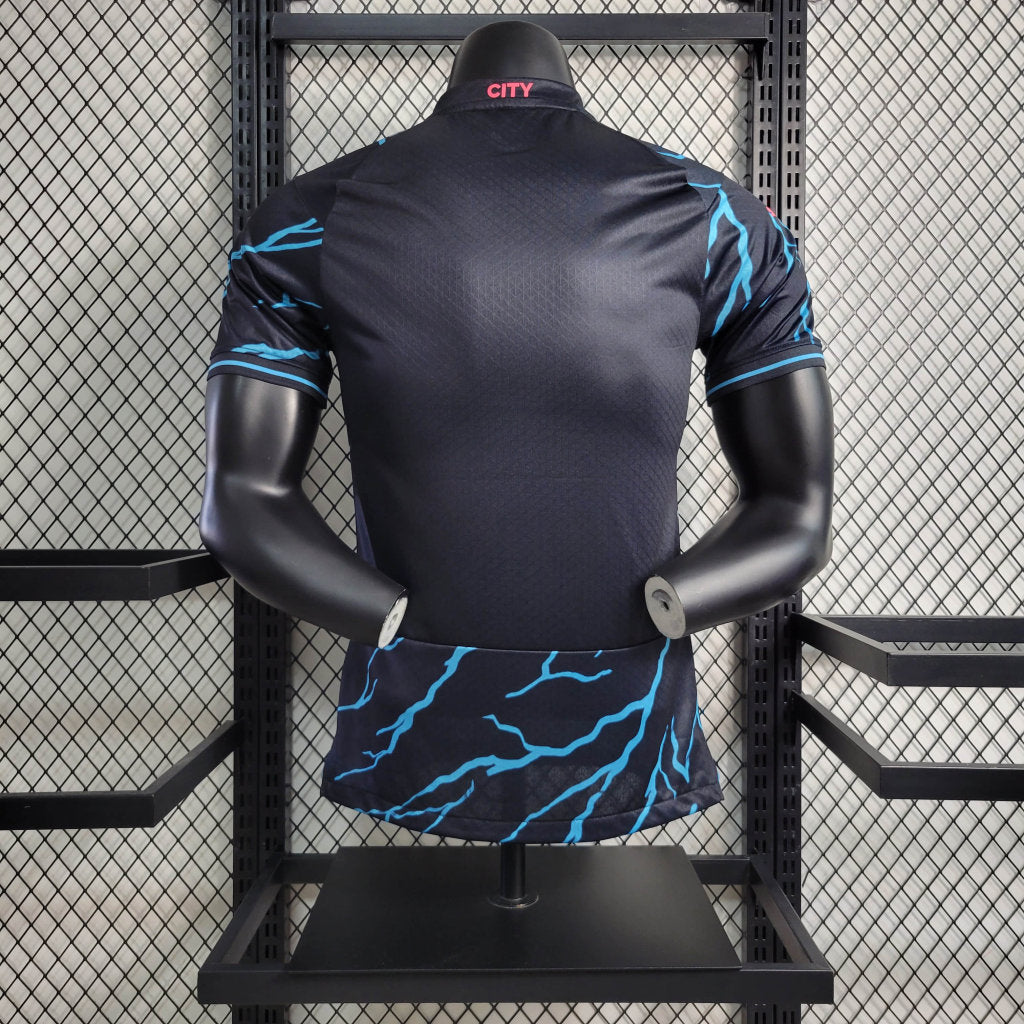 Camisa Manchester City II 23/24 - Preta - Masculino Jogador