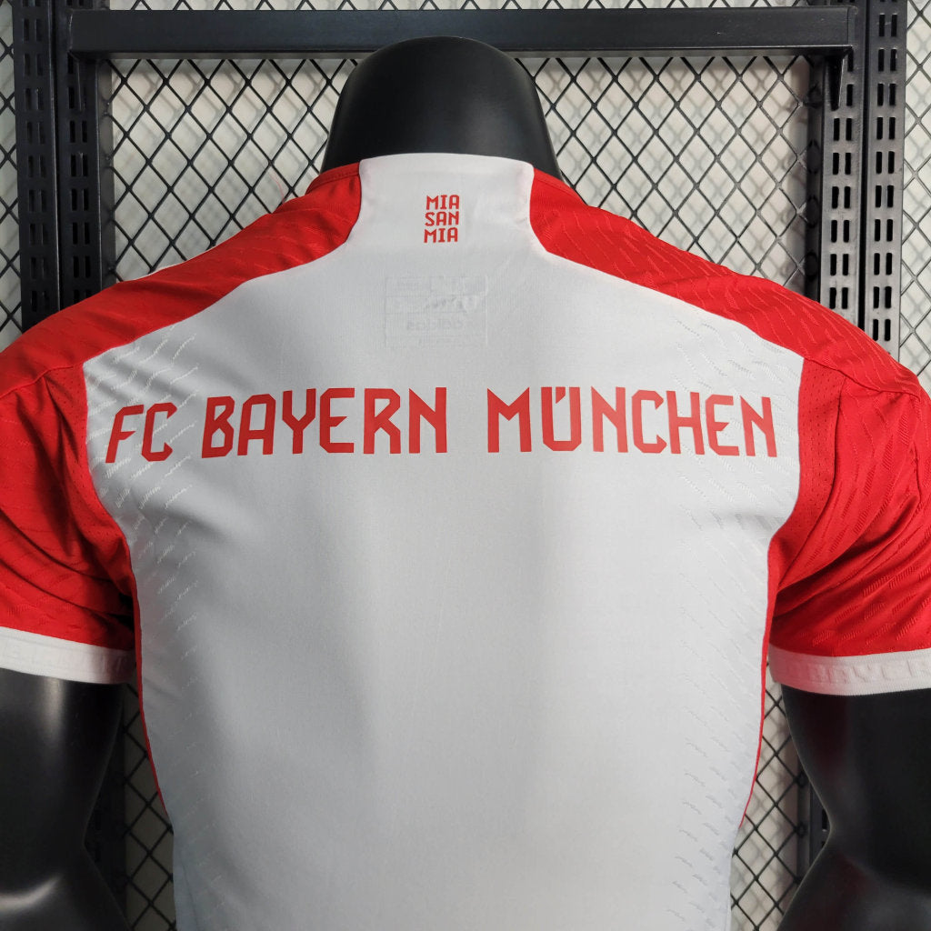 Camisa Bayern de Munique I 23/24 - Branca - Jogador