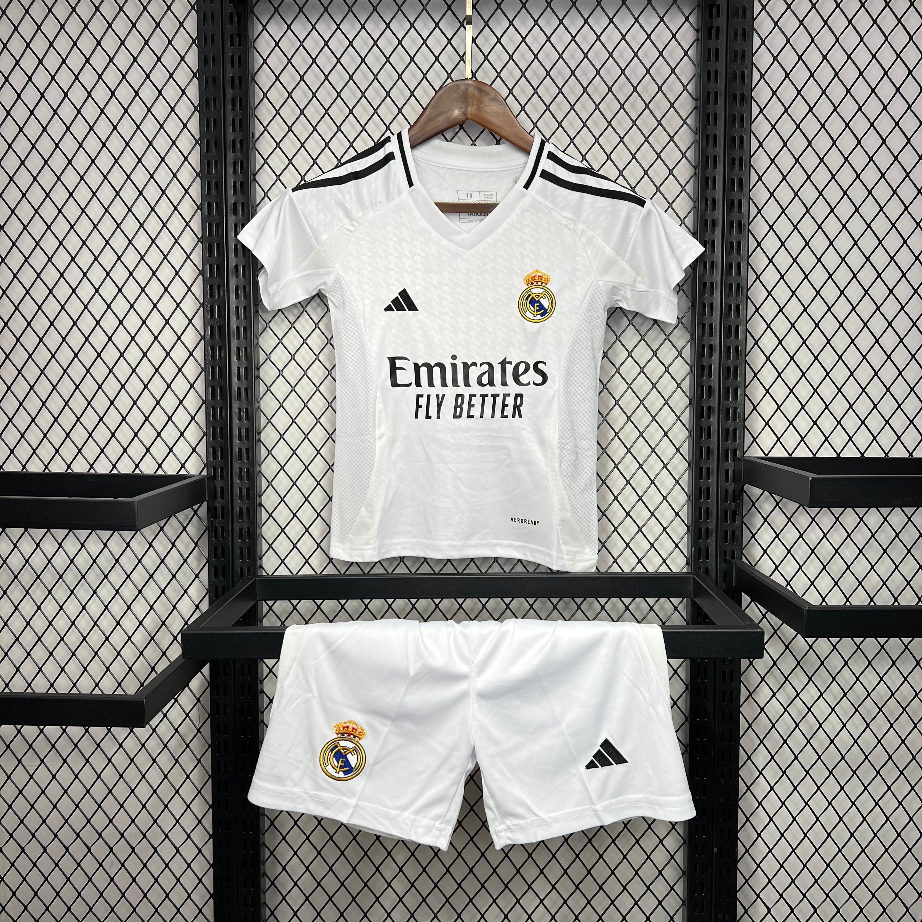 Kit infantil Real Madrid I 24/25 - Branco