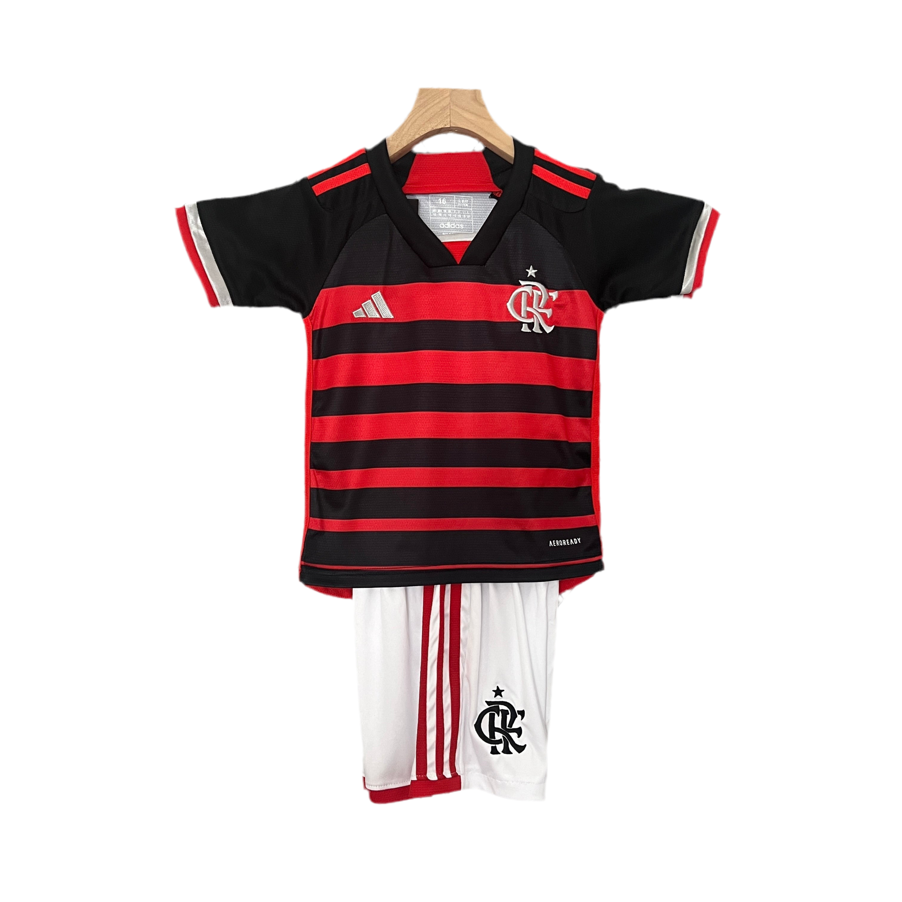 Kit infantil Flamengo I 24/25 - Vermelho e Preto