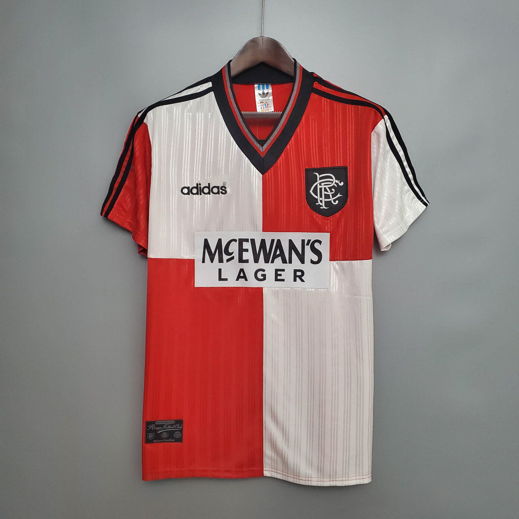 Camisa Retrô River Plate 1995/1996 Branco e Vermelha