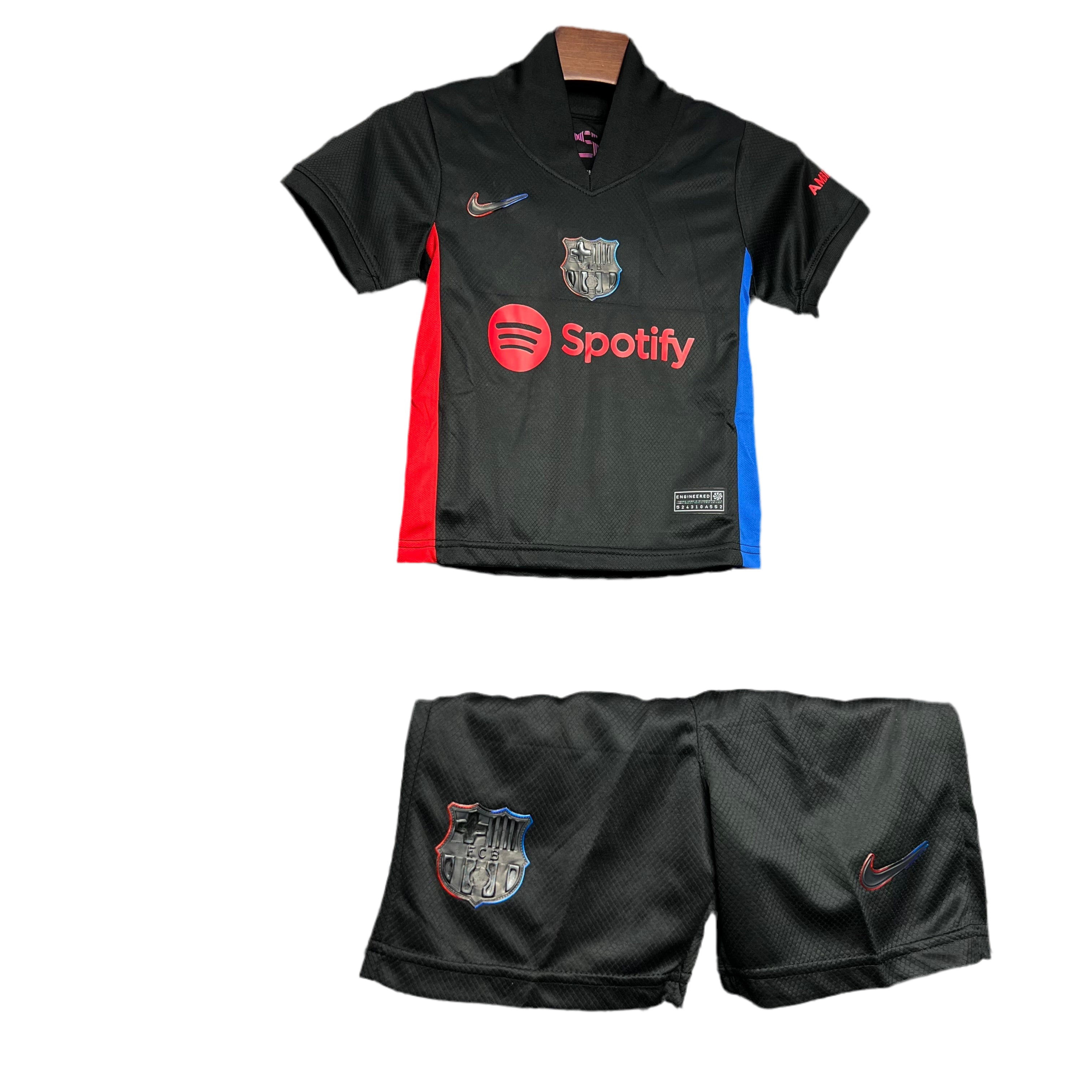 Kit infantil Barcelona II 24/25 - Preto