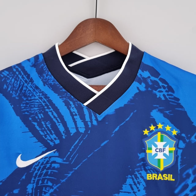 Camisa Seleção Brasil 2022 Azul - Conceito Azul Escuro