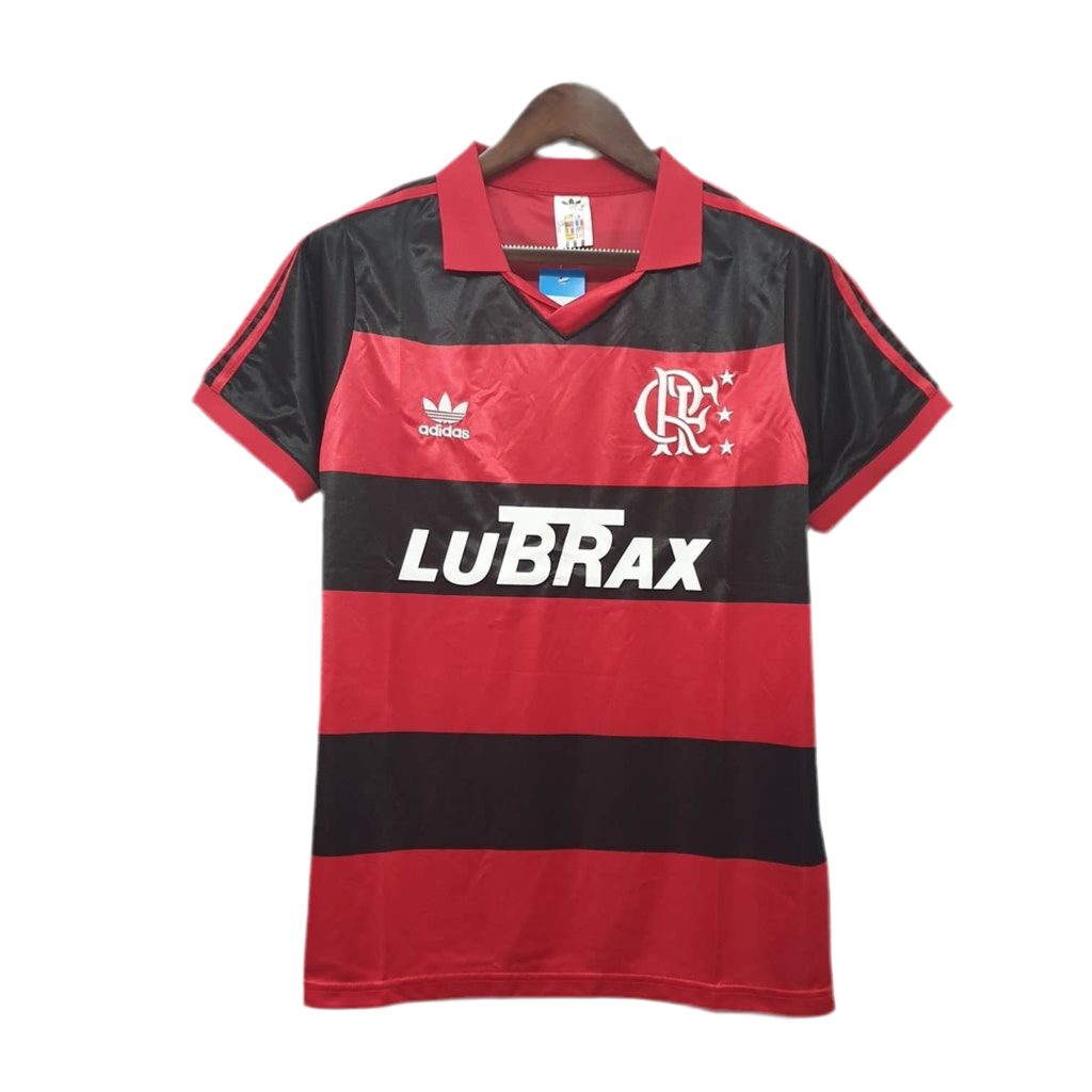 Camisa Flamengo Retrô 1990 Vermelha e Preta