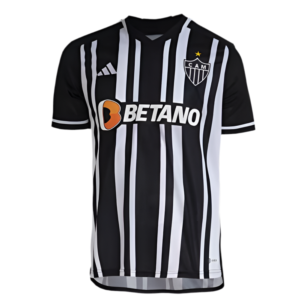 Camisa Atlético Mineiro I 23/24 Preto e Branca
