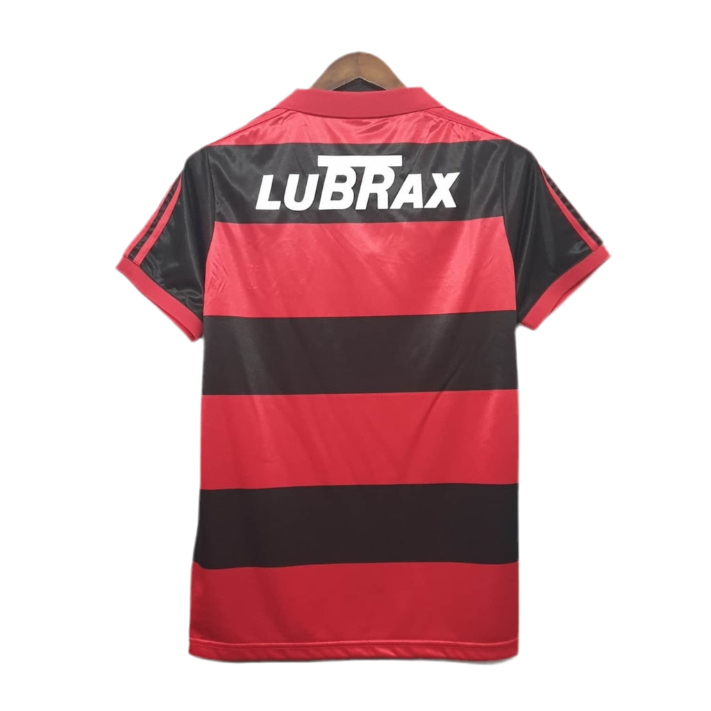 Camisa Flamengo Retrô 1990 Vermelha e Preta
