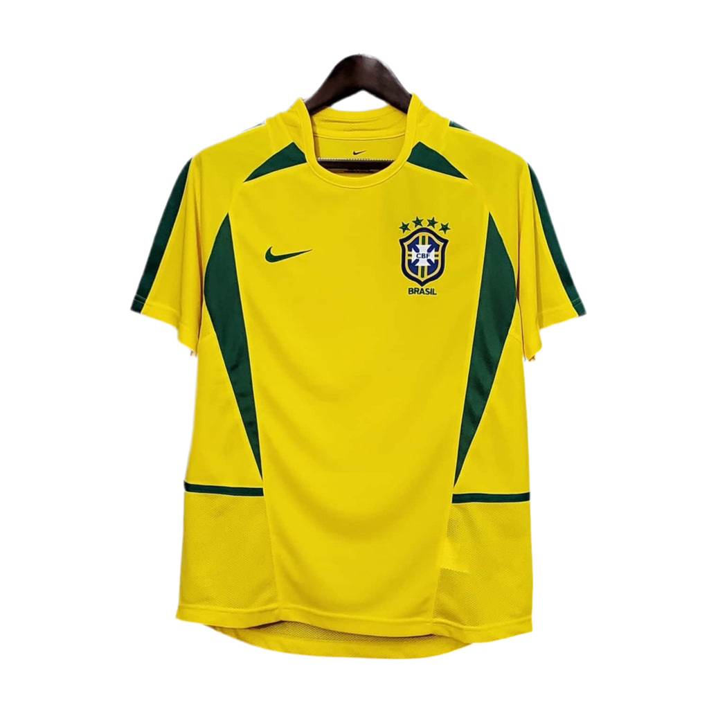 Camisa Seleção Brasileira Retrô 2002 Amarela