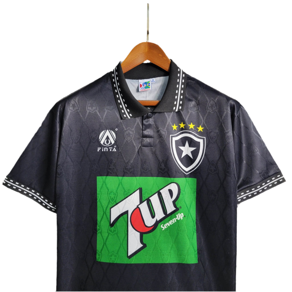 Camisa Botafogo Retrô 1995 - Preta e Branca