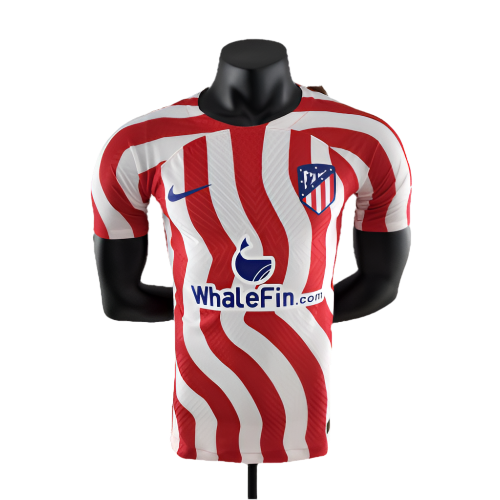 Camisa Atlético de Madrid I 22/23 Vermelha e Branca - Masculino Jogador