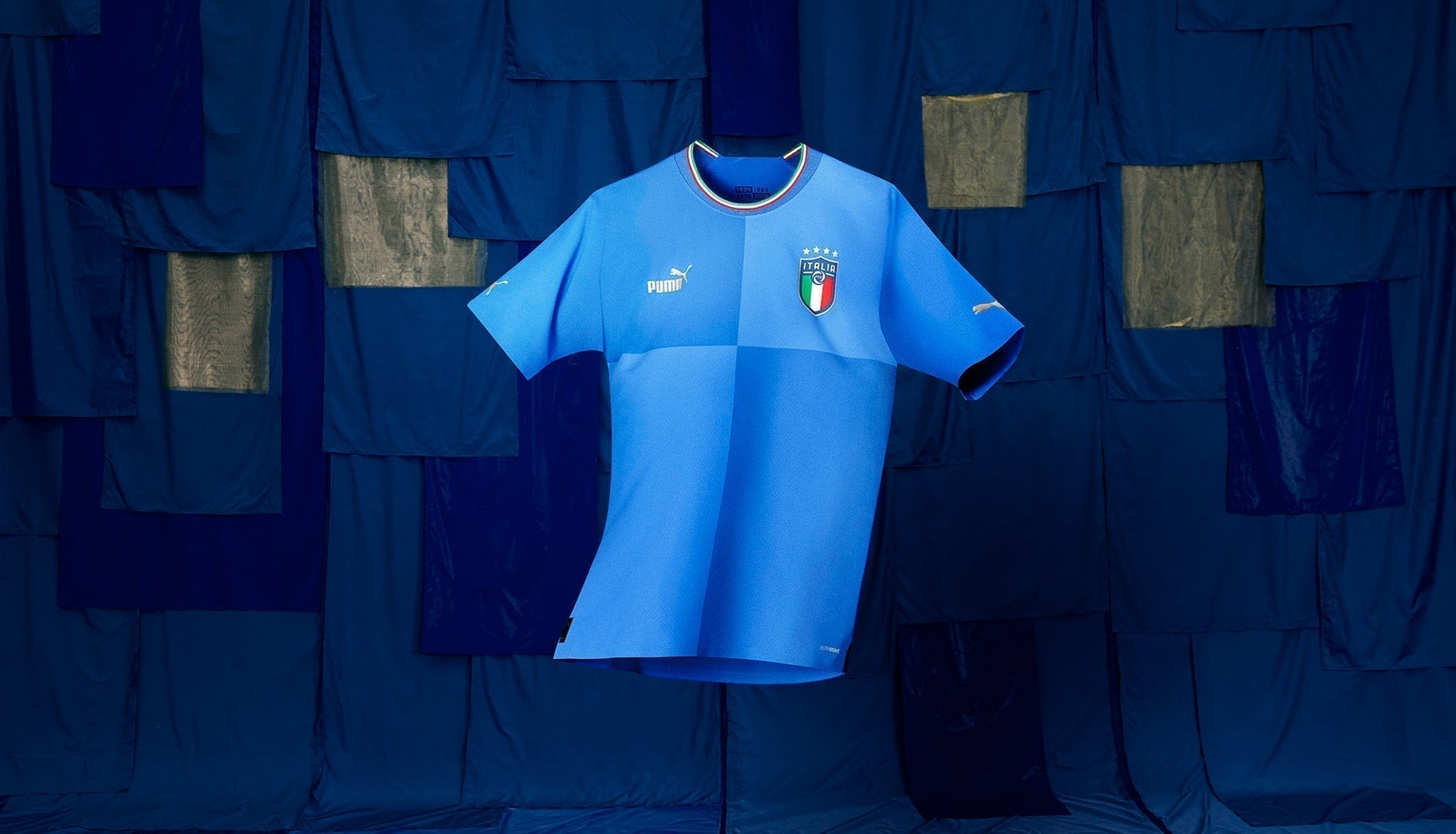 Camisa Seleção Itália I 22/23 Azul