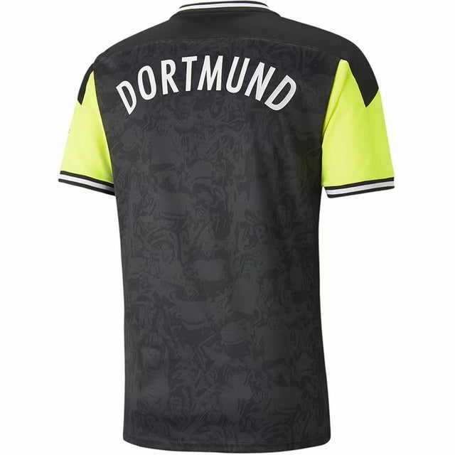 Camisa Anos 90 Borussia Dortmund 21/22 Preto e Amarelo