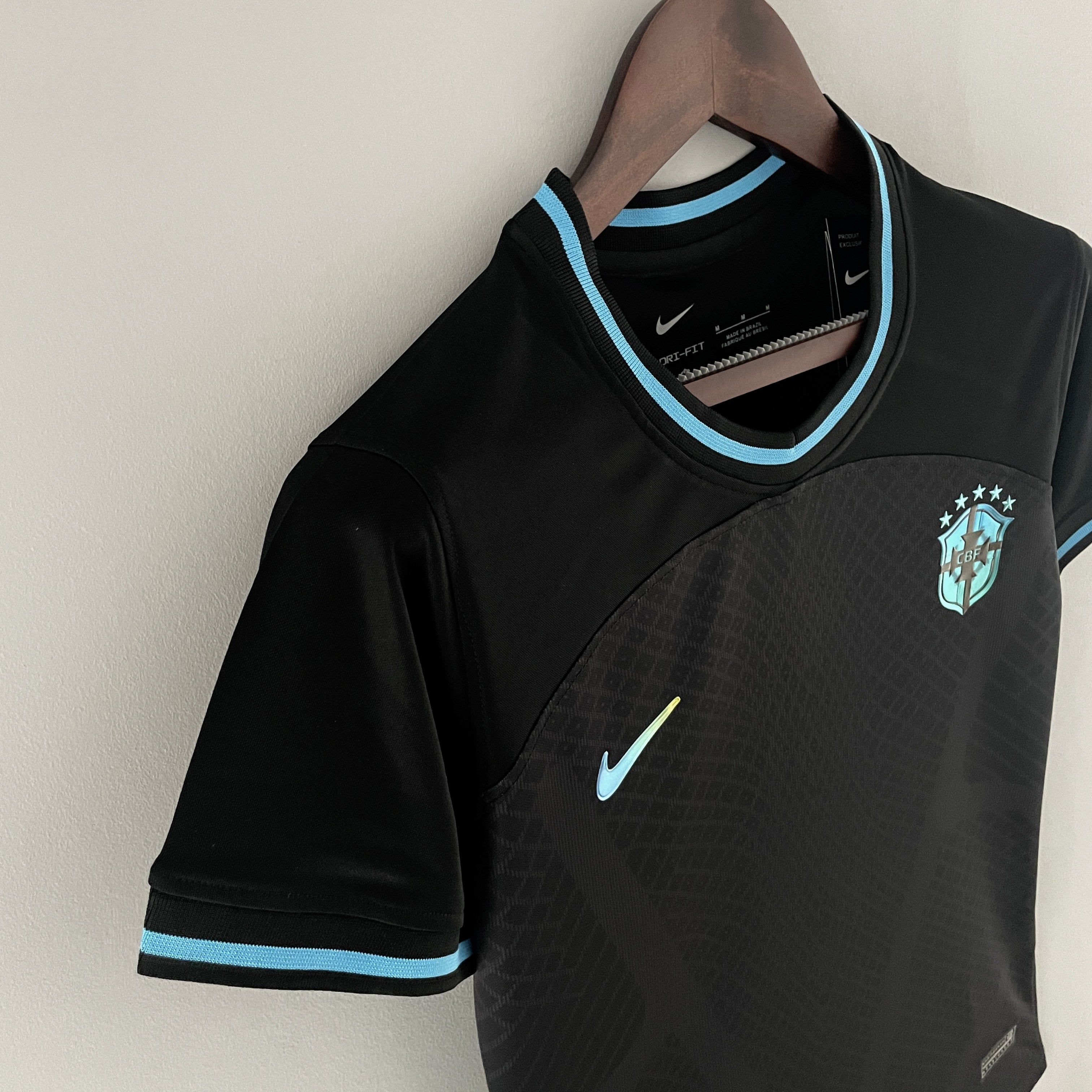 Camisa Feminina Seleção Brasil2022 - Preto - Conceito Preto