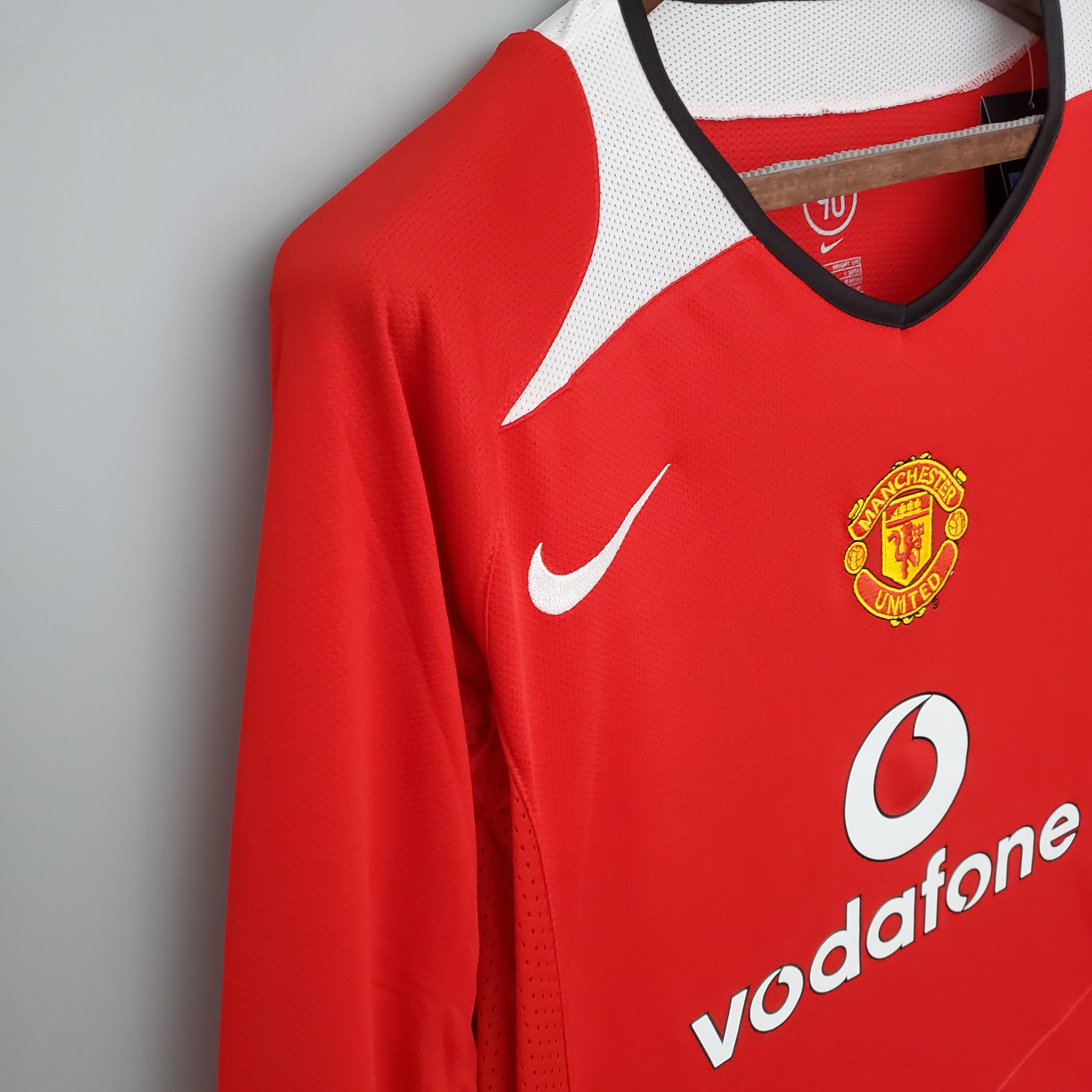 Camisa Manga Longa Manchester United 04/06 Vermelho