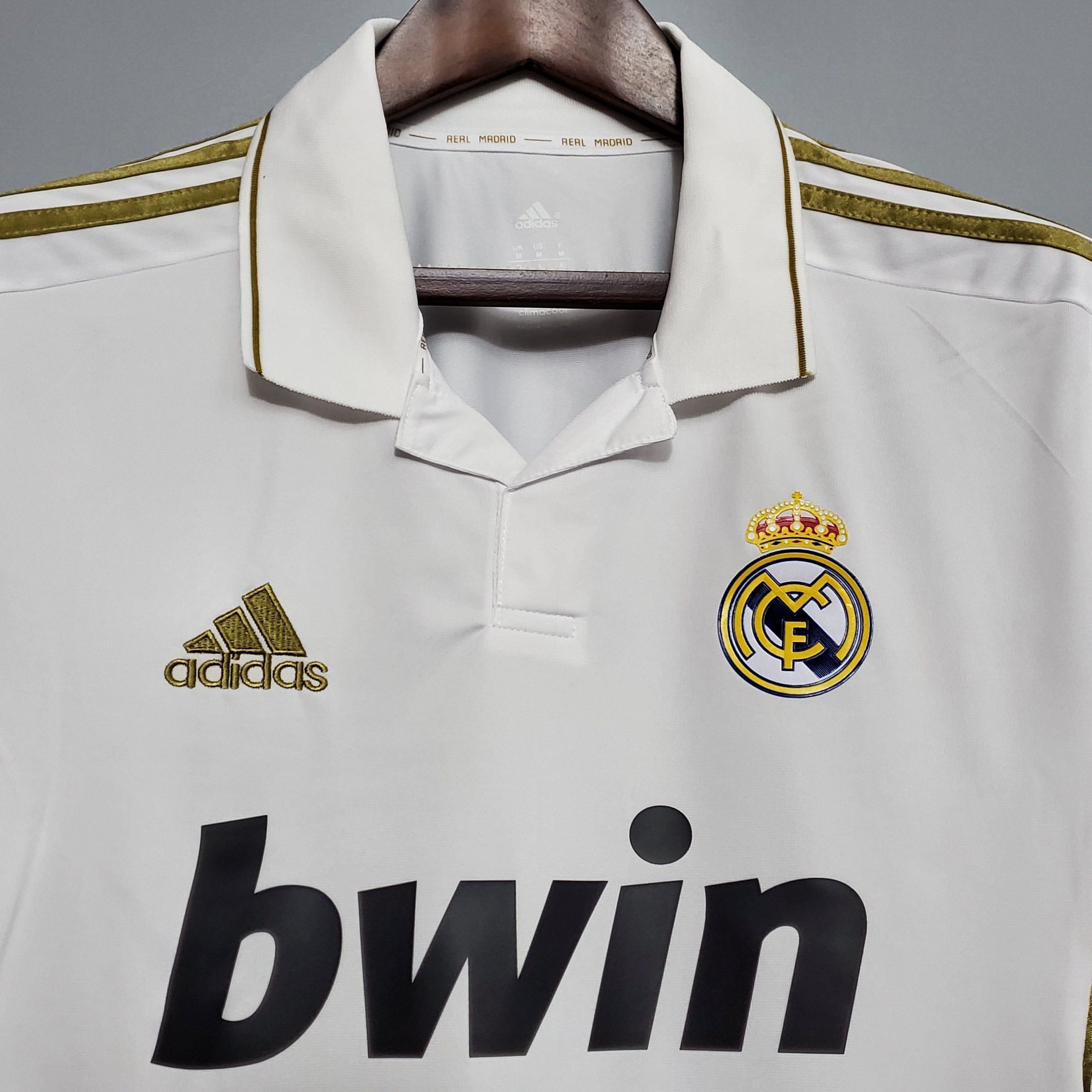 Camisa Manga Longa Real Madrid 11/12 Branco
