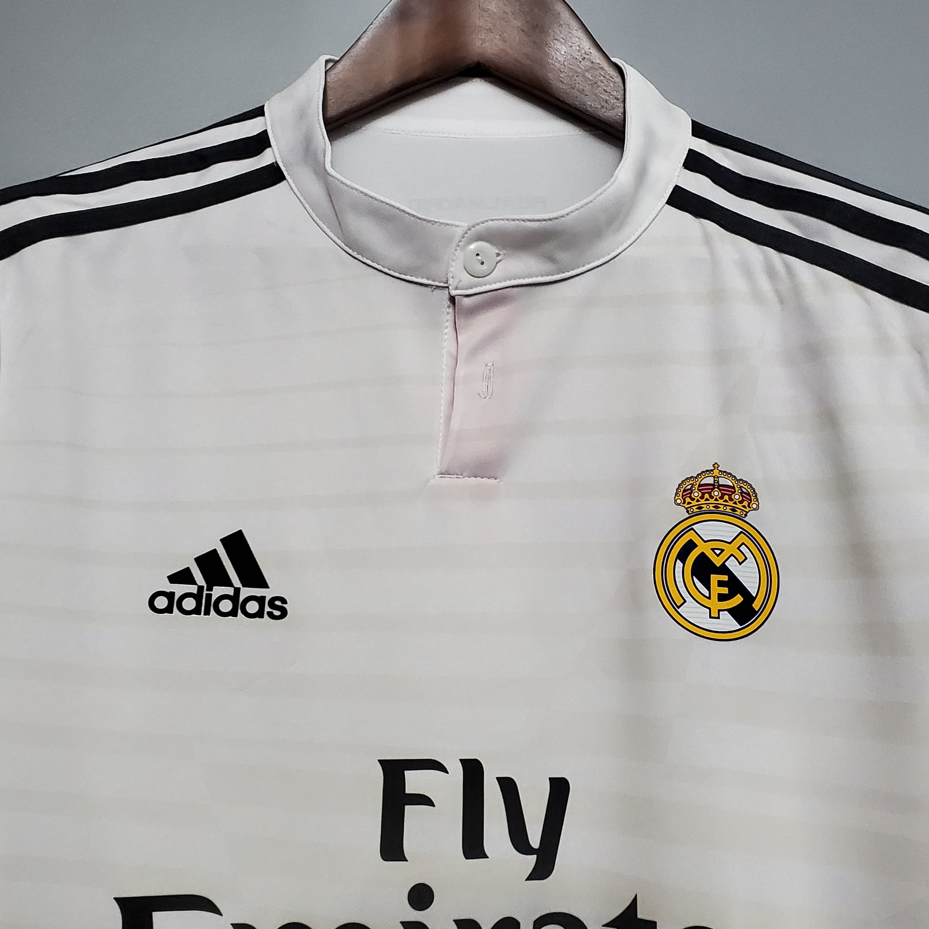 Camisa Manga Longa Real Madrid 14/15 Branco