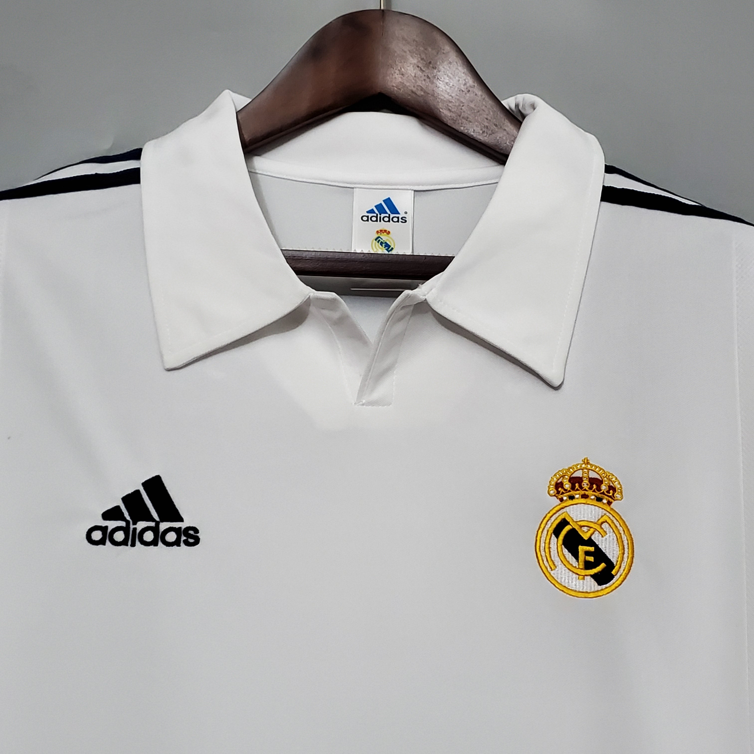 Camisa Manga Longa Real Madrid 2002 Branco