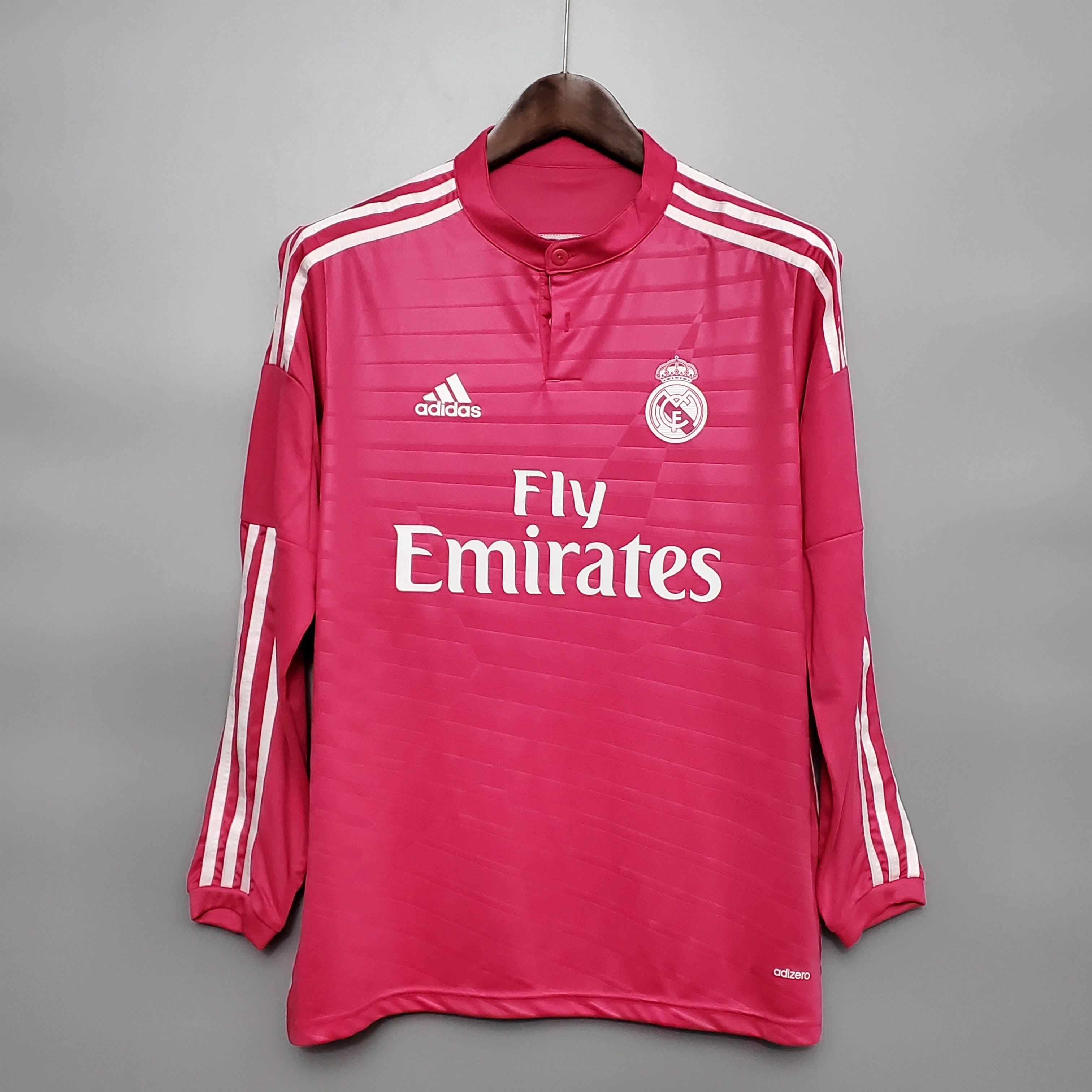 Camisa Manga Longa Real Madrid II 14/15 Rosa
