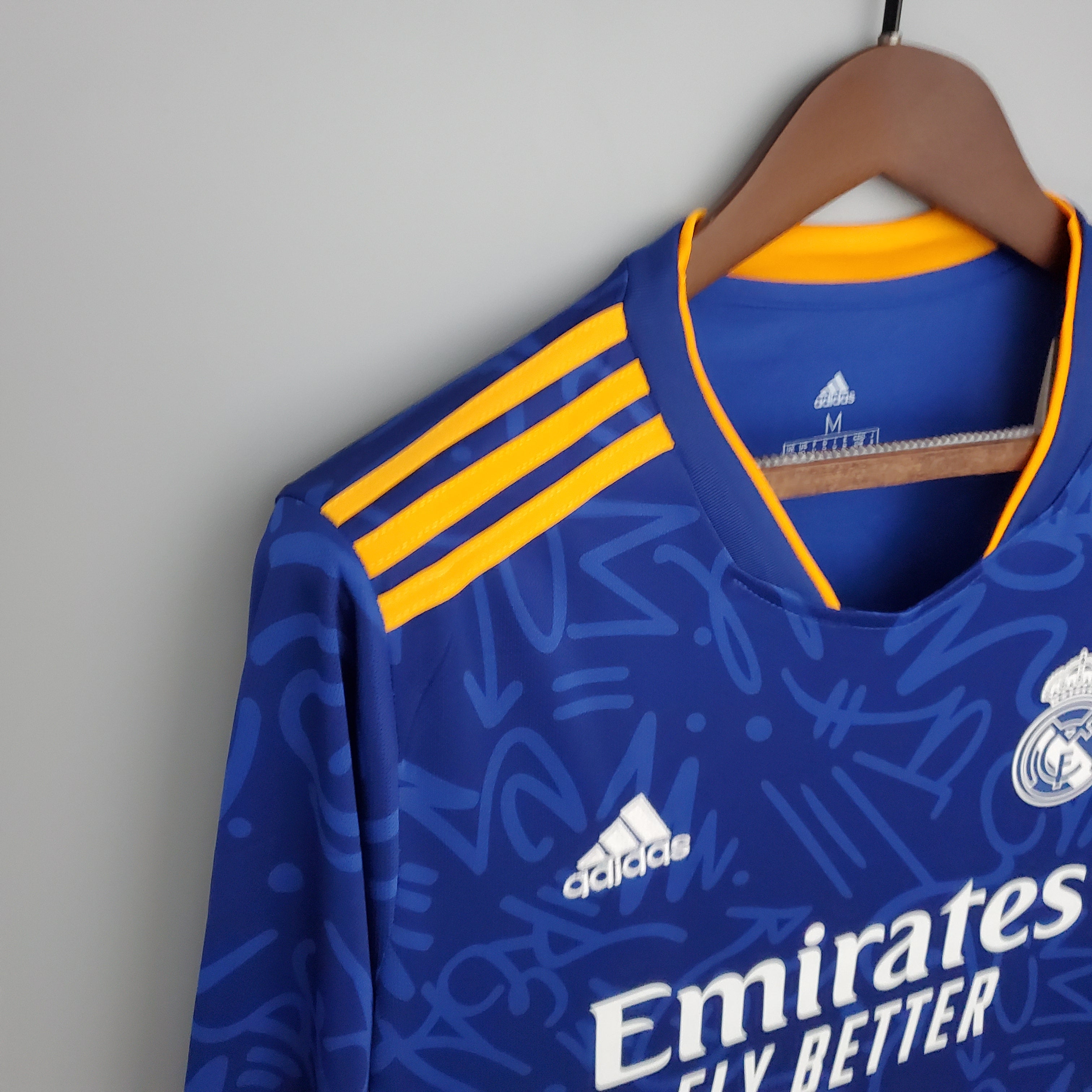 Camisa Manga Longa Real Madrid II 21/22 Azul