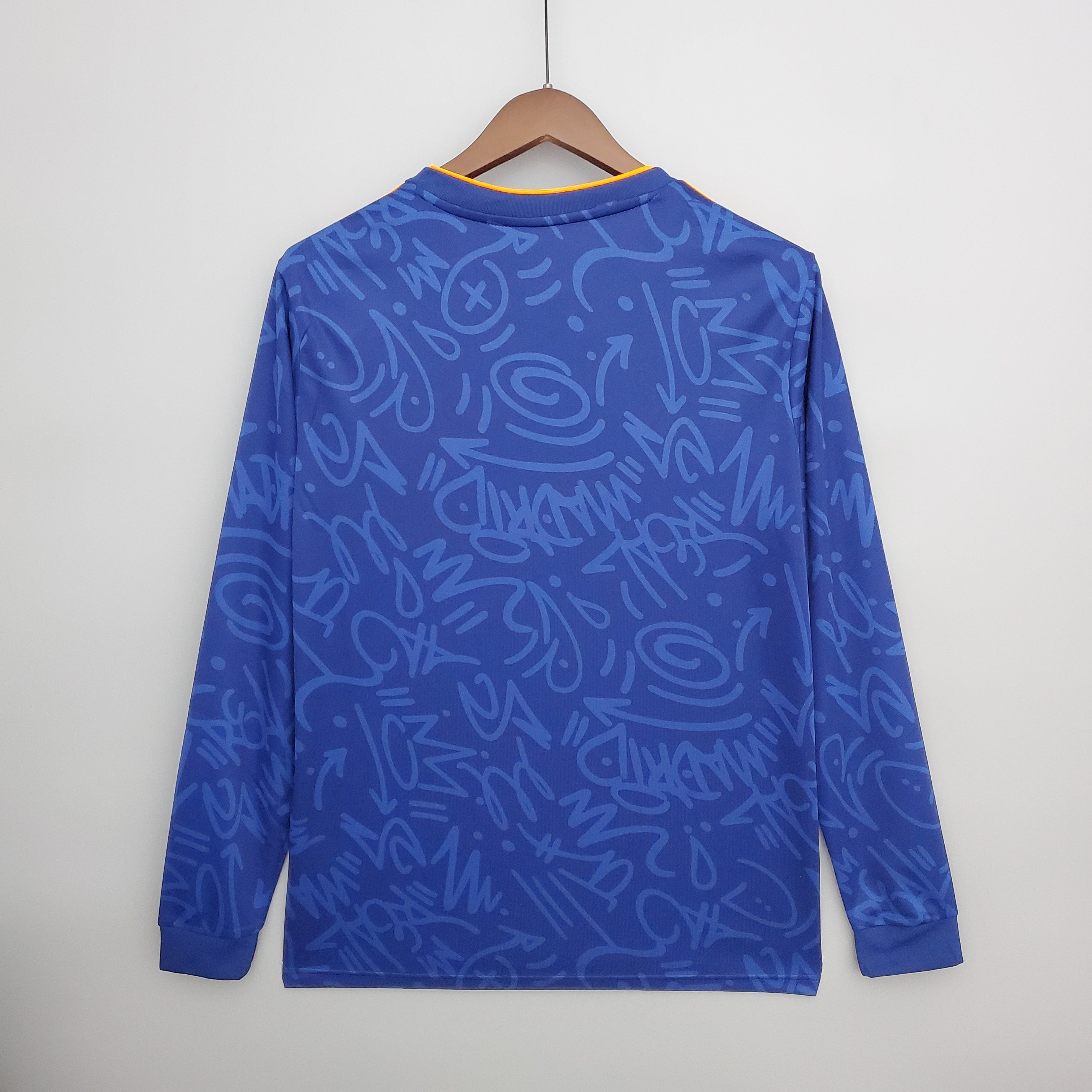 Camisa Manga Longa Real Madrid II 21/22 Azul