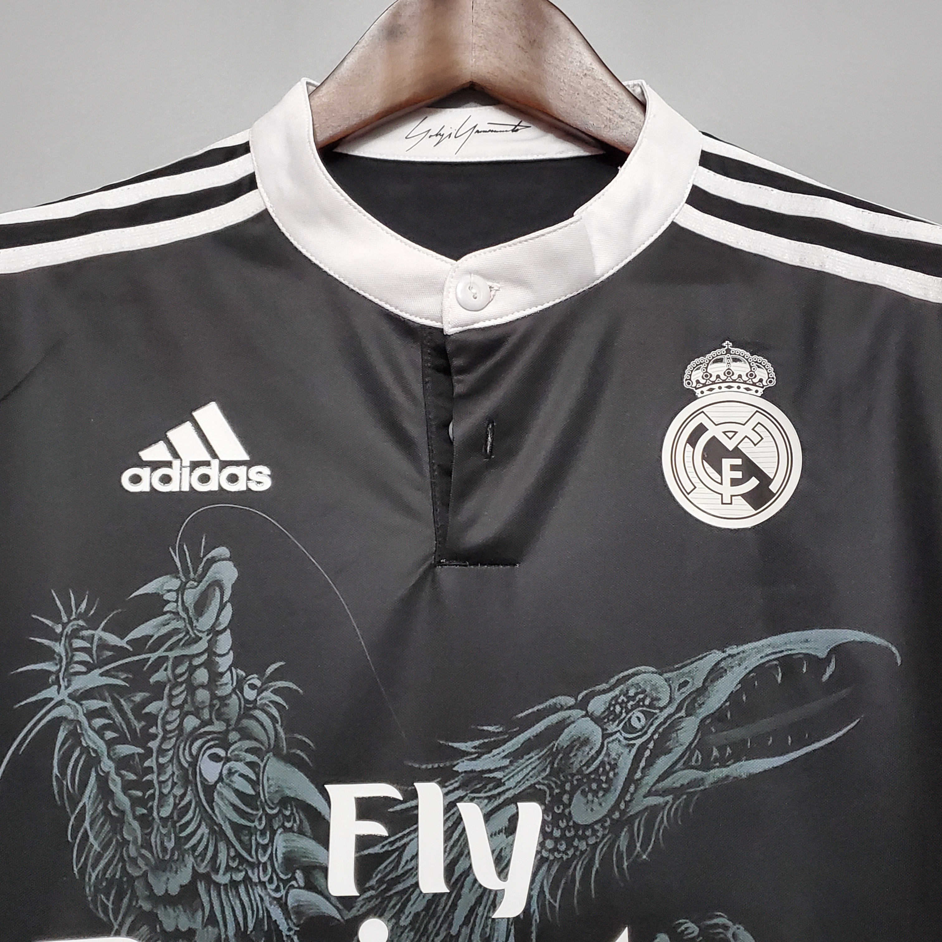 Camisa Manga Longa Real Madrid Third 14/15 Preto