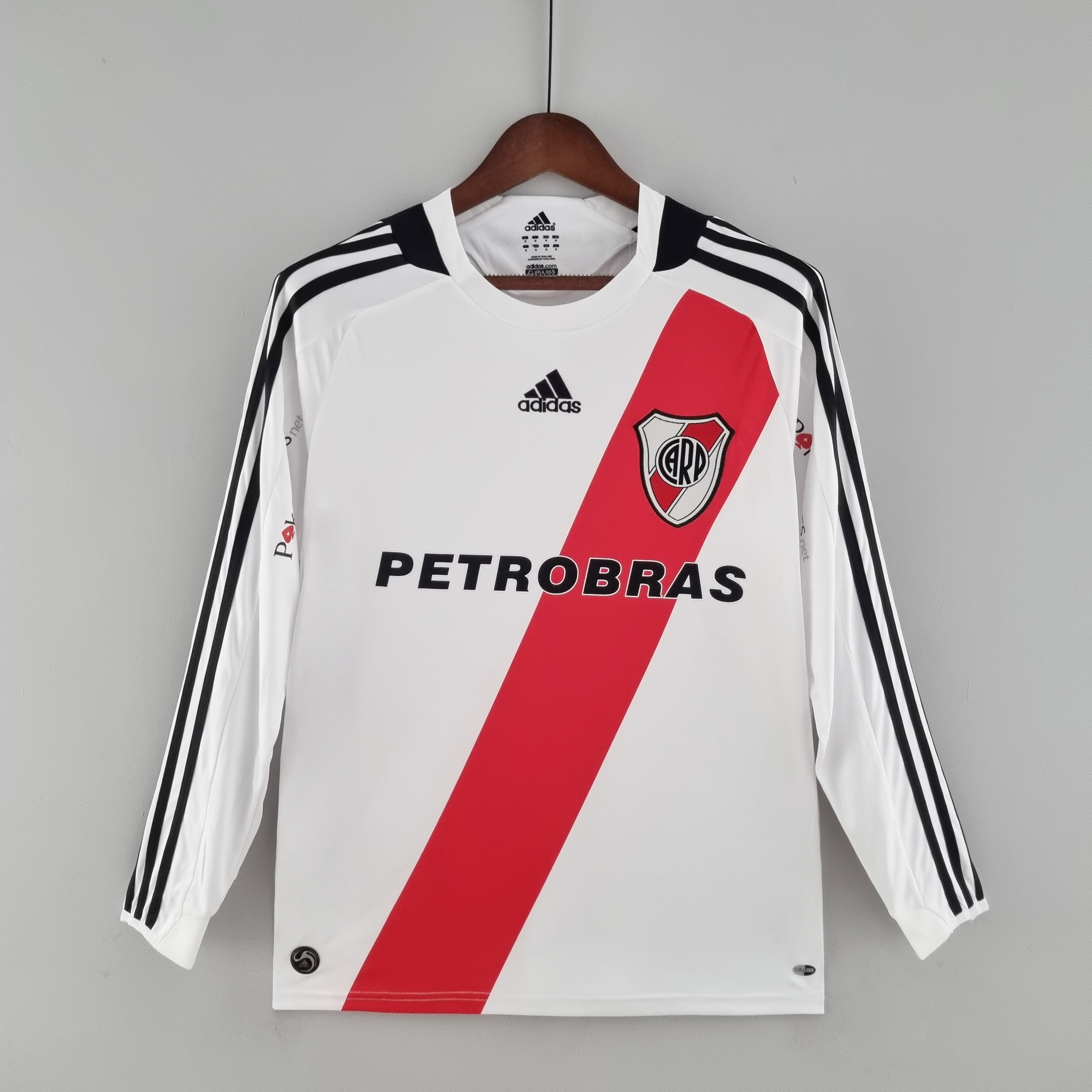 Camisa Manga Longa River Plate 09/10 Branco